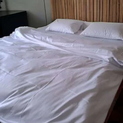 Posteljina Damast White glat 200x220cm ( VLK000Damastglat )