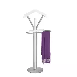 STALAK ZA ODELA bela, boja aluminijuma metal, pločasti materijal