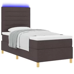 vidaXL vidaXL Box Spring postelja Temno rjava Les 100 x 200 cm Posteljni okvir, (22067023)