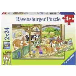 Ravensburger puzzle (slagalice) - Dan na farmi RA09195