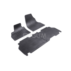 Rigum Tipske gumene patosnice za Renault Kangoo 5M 2008, Crne