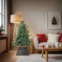 Ogrlica za božićno drvce Crna 60 x 60 x 28 cm Zumbul