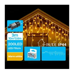 BRILAGI - LED spoljašnji lanac 200xLED/8 funkcija 13x0,6m IP44 topla bela