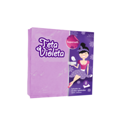Teta Violeta Salvete Supersoft 38x38, 25 komada, Lila