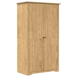 Vidaxl Garderobna omara z vrati BODO Medeno rjava 53,5 x 99 x 173 cm