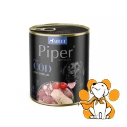 Piper Dog Cod Fish 800g, Vlažna Hrana Za Pse Sa Bakalarom Za Sjaj Dlaku