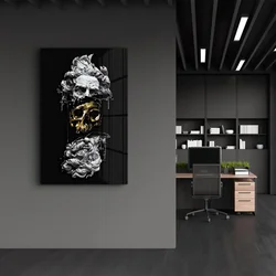 Wallity Dekorativna slika na kaljenom staklu, 70x110cm, Šarena
