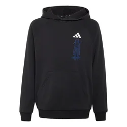 Adidas J MC HOODIE, dječiji pulover, crna CC191
