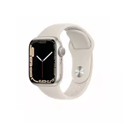 Apple Watch Series 7 GPS 41mm, starlight, starlight športni pasček