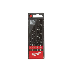 Milwaukee Burgije za drvo, 4-10mm, 5 komada
