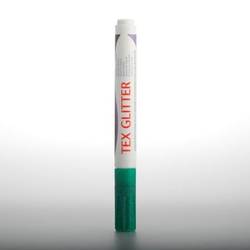 Darwi TEX GLITTER marker za tekstil - Temno zelena 6 ml