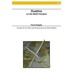 DOPPLER:DUETTINO TWO FLUTES AND STRING ORC.
