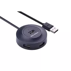 USB Hub 4 port Ugreen 2.0 CR106 crni