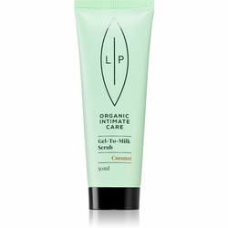 Lip Intimate Care Organic Intimate Care Gel To Milk Scrub nježni piling s kokosom 50 ml