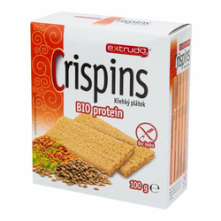 EXTRUDO BIO Crispins beljakovinski kruh 14x100 g