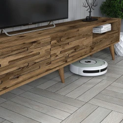 Hanah Home Set nameštaja za dnevnu sobu Valensiya, 4 komada, Orah