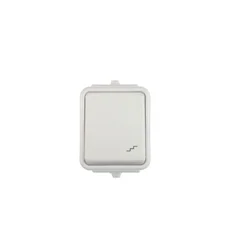 shumee Hermetično stopniščno stikalo Cedar IP44 10A belo WNt-600C WNT600C01