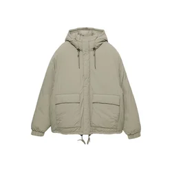 Pull&Bear Zimska jakna pastelno zelena