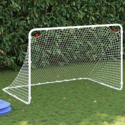 Nogometni gol Bijeli 122x81x81 cm Čelik
