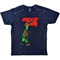 Billie Eilish Hands Face (Wash Collection) Navy Blue XL Majica