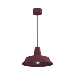 Luster na sajli CLASS 1xE27/15W/230V bordo