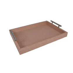Sigma Poslužavnik HRT-23A352S, Medijapan, 42×31 cm, Narandžasta čipka