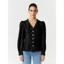 YAS Bluza YASRIPPLE črna