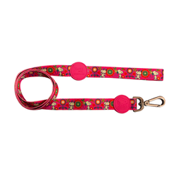 Snoopy Povodac Pink Flower S/M 120x2cm