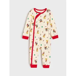 Sinsay - Kombinezon Mickey Mouse - krem