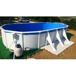 Montažni bazen GRE 7.3m x 3.75m x 1.2m