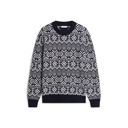 TOMMY HILFIGER Pulover mornarska/bela