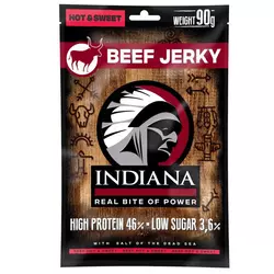 INDIANA JERKY Sušeno goveđe meso Beef 8 x 90 g ljuto i slatko