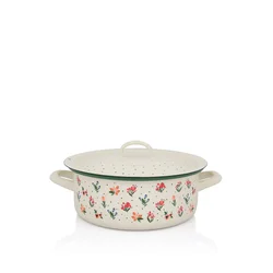 Metalac plitka šerpa CVETNE RADOSTI 22cm/3.5lit