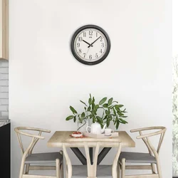 Wallity Zidni sat Beta, 38x38 cm, Crni