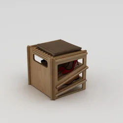 HANAH HOME Ormar za cipele Jolly prirodno drvo