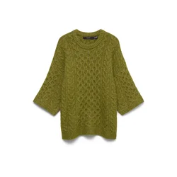 VERO MODA Pulover VMPAULA oliva