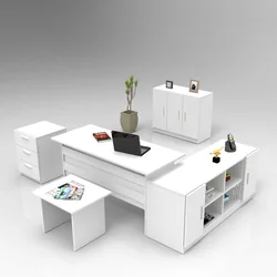 Hanah Home Kancelarijski set Beli