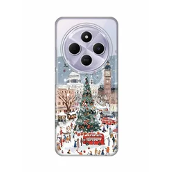 Silikonska maska za Xiaomi Redmi 14C/Redmi A4, Christmas Town