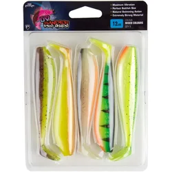 Fox Rage Zander Pro Shad Mixed UV Colour Pack 10cm 5x