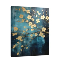 Canvas Slika na platnu Cvetni odsjaj, Bez rama, 80 x 100 cm