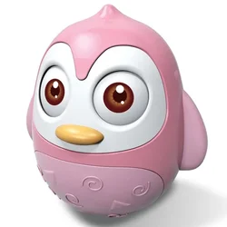 Roly poly igrača Pink Penguin