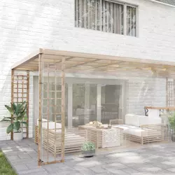 Prozirna cerada s ušicama 6x8 m PVC