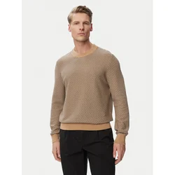 BOSS Pulover H-Lofranco 50565565 Bež Regular Fit