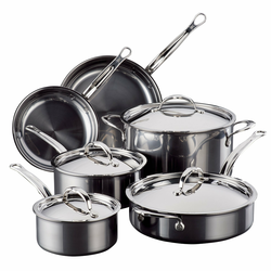 Set posode NANOBOND TITANIUM, set 6 kosov, nerjaveče jeklo, Hestan