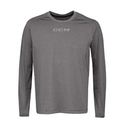CCM Non Compression LS Tee Grey Senior L