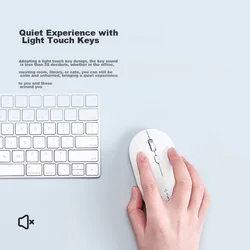 iFlytek Bežični miš, Bluetooth, Beli