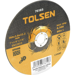 TOLSEN Plošča za razrez kamna 180 × 3 × 22 mm
