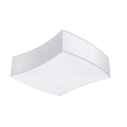 Sollux SL.1054 - Plafonsko svetlo SQUARE 2xE27/60W/230V belo