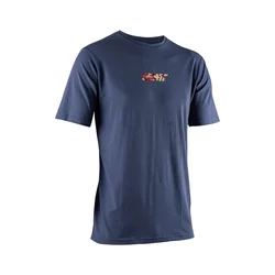 Majica Leatt Core, jeans modra (M)
