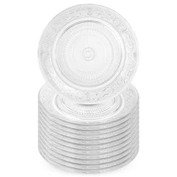 Vilde Talerze deserowe szklane 18 cm 12 szt.